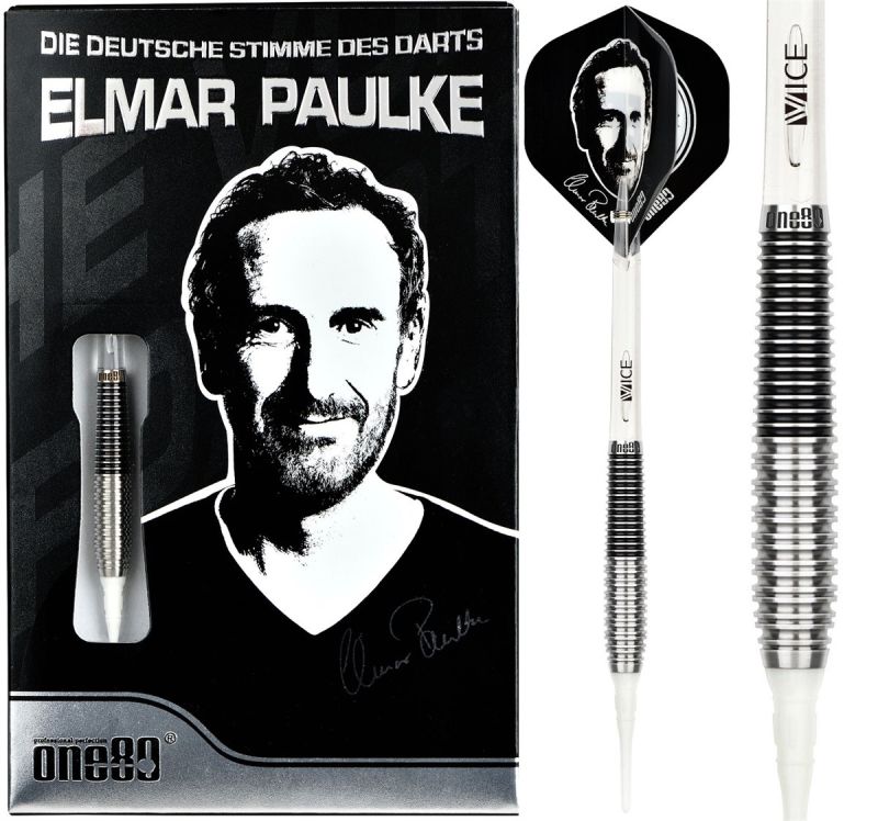 ONE80 Elmar Paulke Signature Dart Softdarts 19g mit Autogramm Softdarts