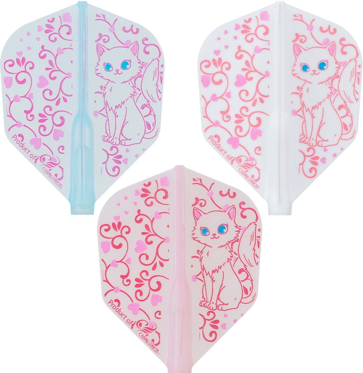 Cosmo Darts Fit Flights Air Mickey Wu Shape Flights