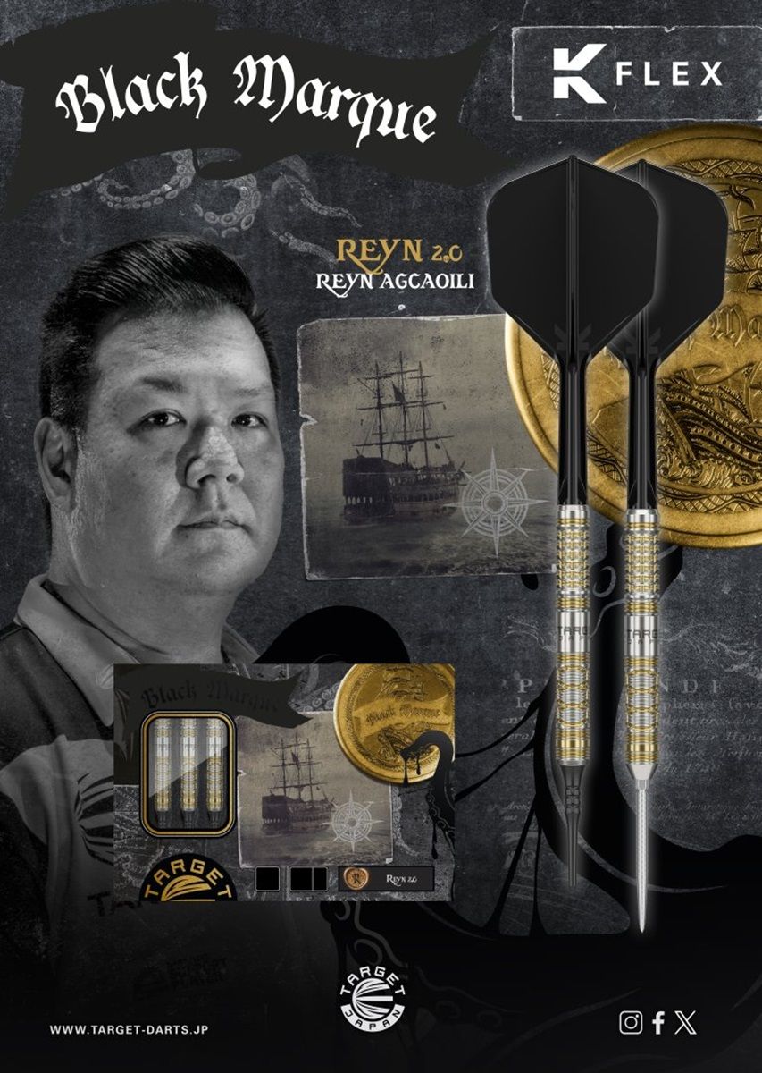 Target Black Marque Reyn G2 90% Swiss Points Steeldarts 21/23 Gramm Steeldarts