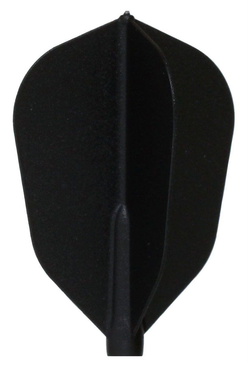 2 Set Cosmo Darts Fit Flights Schwarz Super Shape Flights