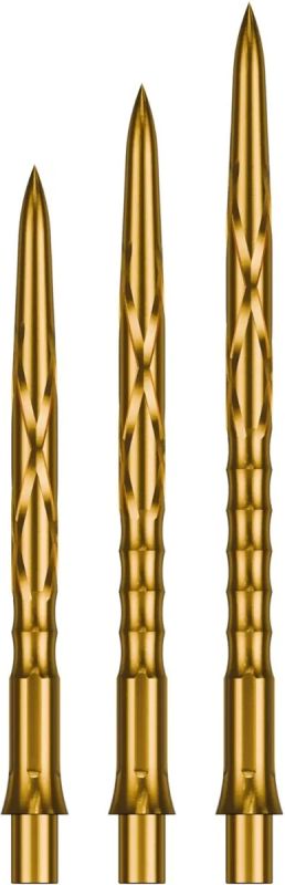 Precise180 EVO Steeldartspitze Gold HAN G2 32/36/40 mm Wechselspitzen