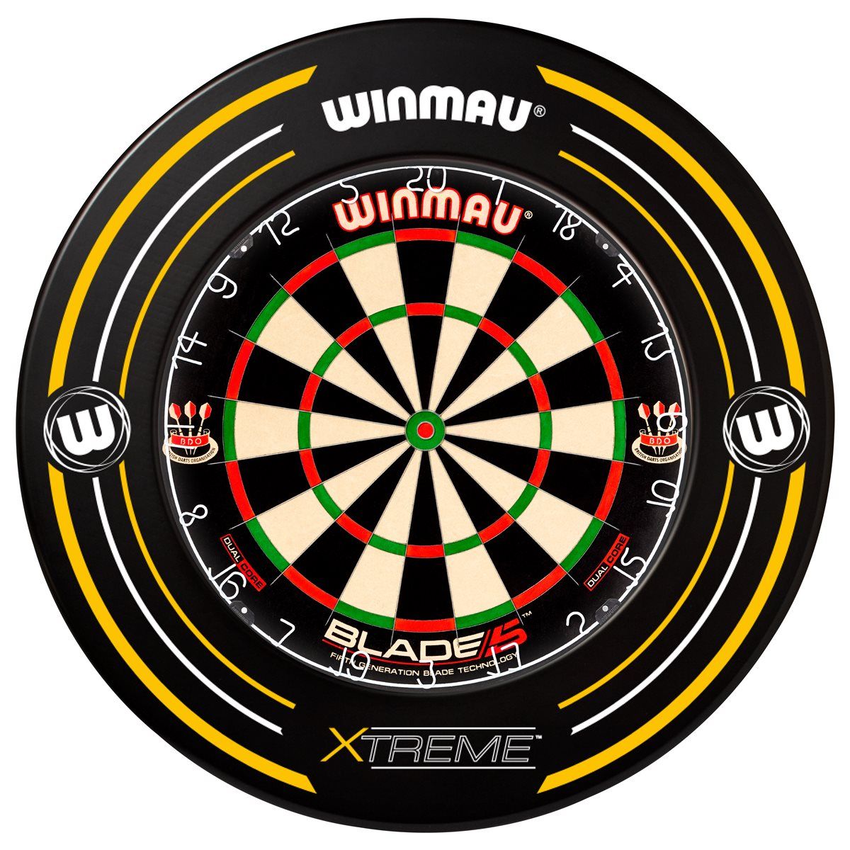 1 tlg. Winmau Dart Catchring Dart Auffangring Xtreme 2 Gelb/Schwarz Auffangring