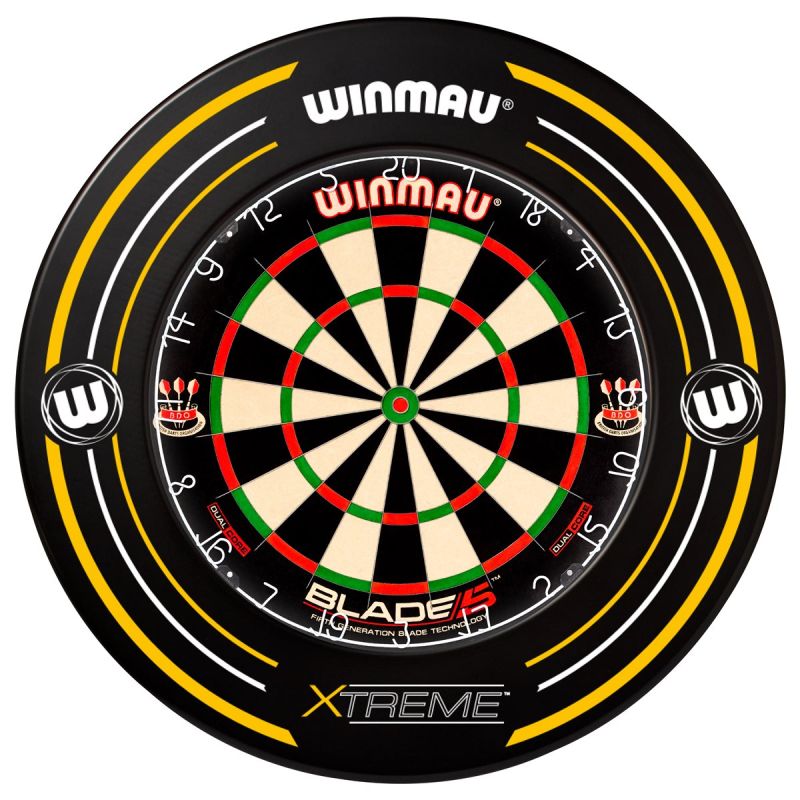 1 tlg. Winmau Dart Catchring Dart Auffangring Xtreme 2 Gelb/Schwarz Auffangring