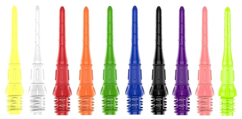 L-Style - Premium Lippoint Schwarz Weiß Rot Gelb Blau Soft Dart Spitzen