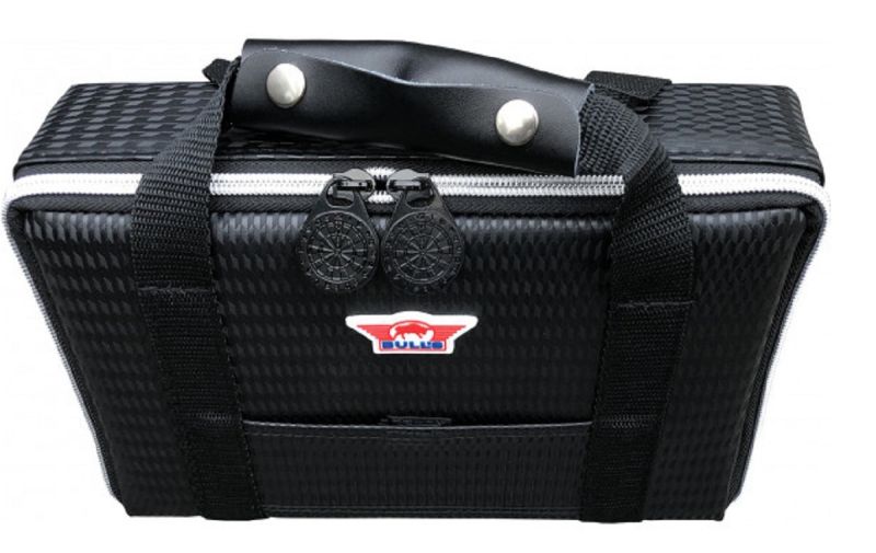 Bull's Dartcase Schwarz Carbon Style Dart Tasche