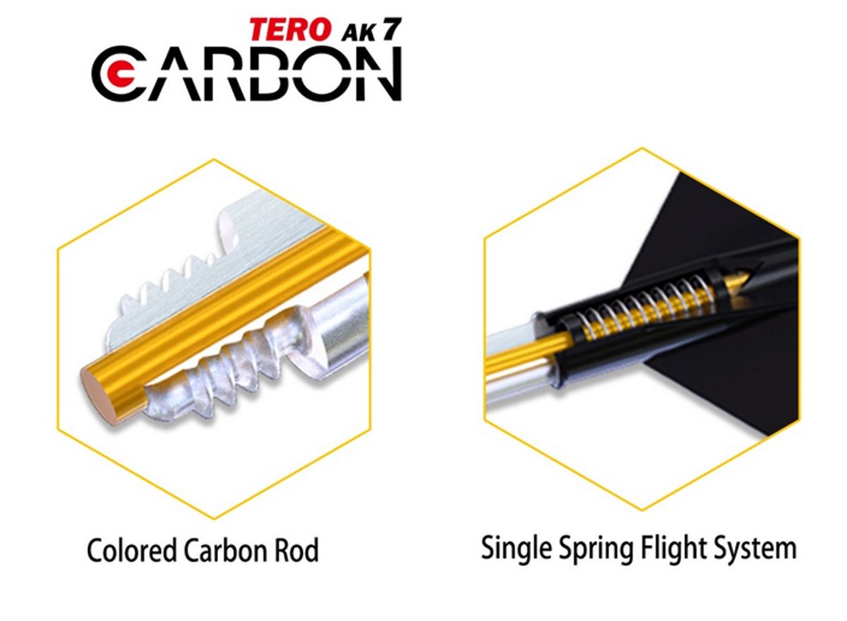 Cuesoul AK7 Tero Dart Shaft Weiß Shafts