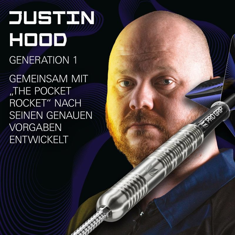Target Justin Hood SP 90% Steeldarts 23 Gramm Steeldarts