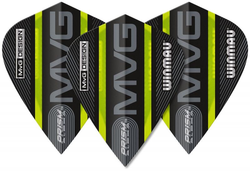 Winmau Prism Alpha Extra Thick MvG Michael van Gerwen 2024 Dart Flight Kite Flights