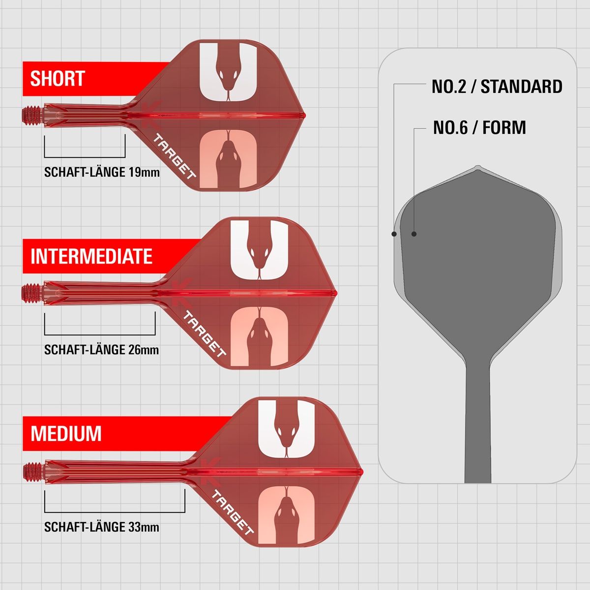 Target K-Flex Nathan Aspinall Shaft/Flight System Shape No6 Shafts