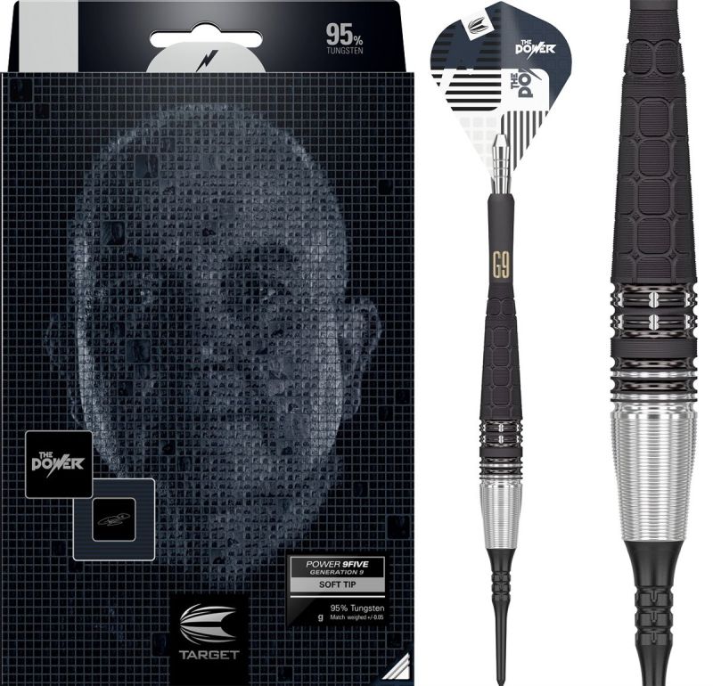 Target Phil Taylor Power GEN 9 G9 95% Softdart 18/20 Gramm Softdarts