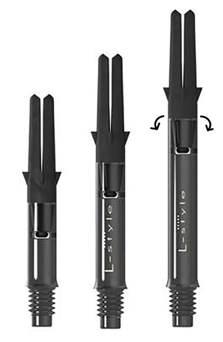 L-Style L-Shaft Carbon Silent – Carbon Dart Shafts mit Spin-Effekt Shafts