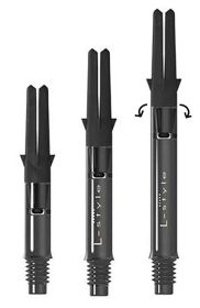 L-Style Dart Schafts L-Shaft Carbon Spinner Spin-Effekt Shafts