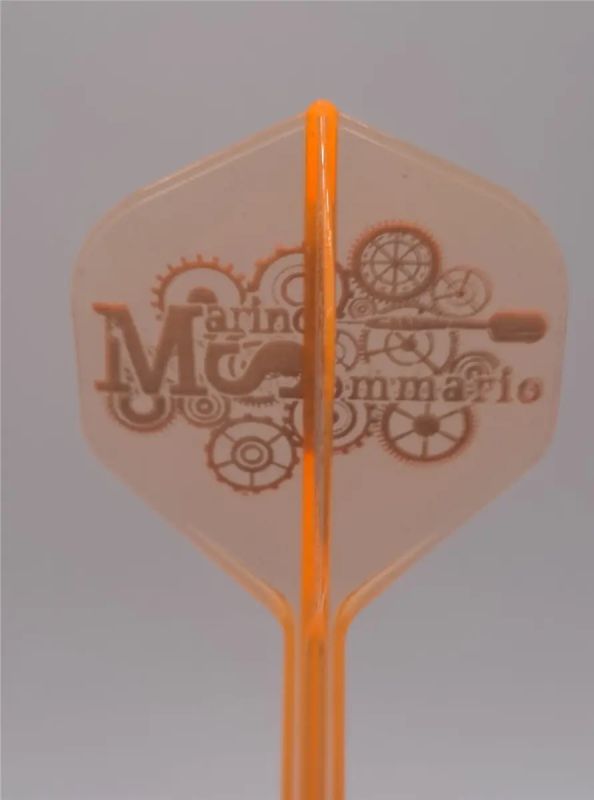 Target K-Flex Shaft/Flight System Shape No6 eigenes Bild Logo Text personalisiert Farbige Flights Shafts