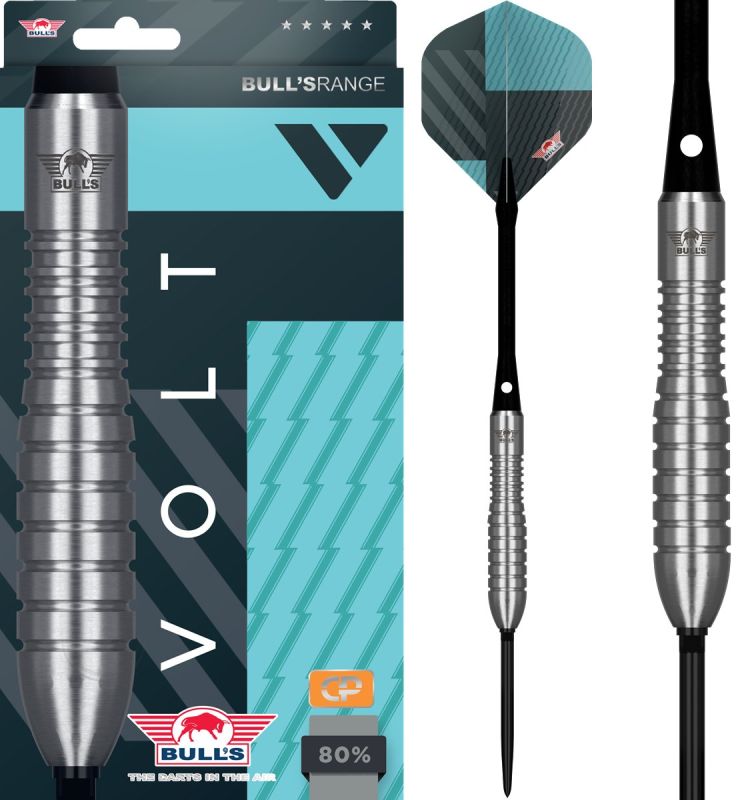 Bull´s Volt Blue CP 80% Steeldarts 22/24/26 Gramm Steeldarts