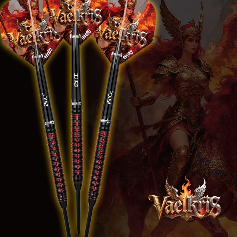 ONE80 Vaelkris V06 90% Steeldarts 22/24 Gramm Steeldarts