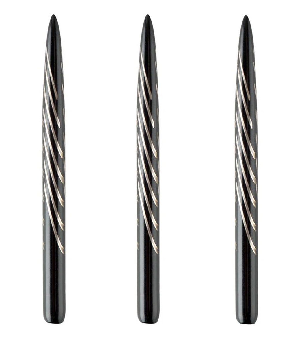 One80 Aztech Steel Dart Spitze Typ C Black 32/34/36 mm Wechselspitzen