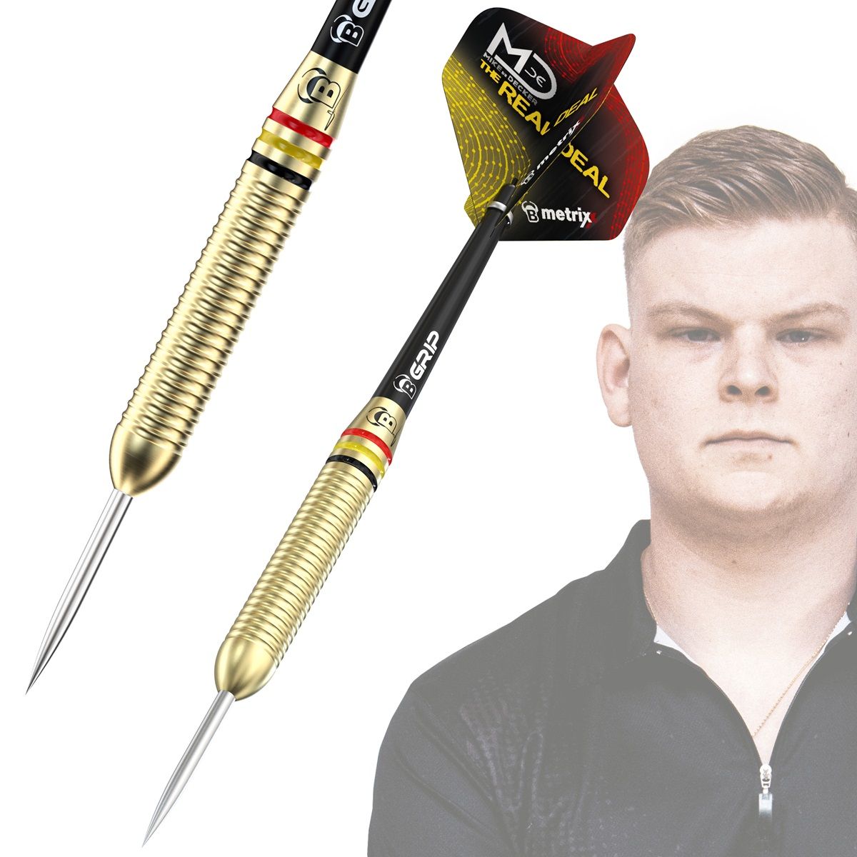 Bull´s Brass Mike de Decker Steeldarts 20 Gramm Steeldarts