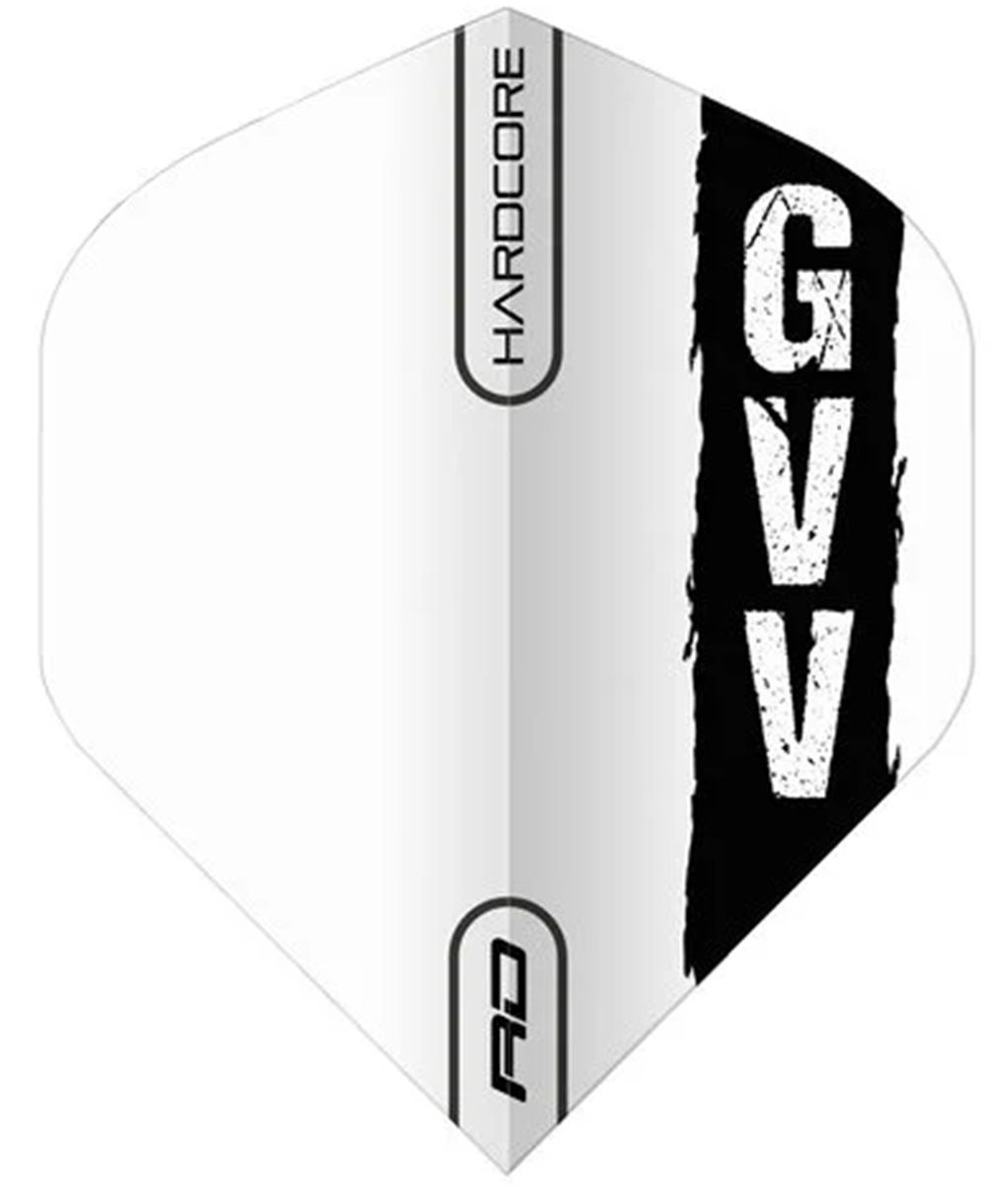 Reddragon Dartflight RD Pro Player Premium Gian van Veen Black & White Hardcore Standard Flights