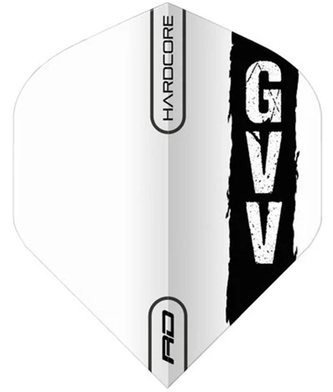 Reddragon Dartflight RD Pro Player Premium Gian van Veen Black & White Hardcore Standard Flights