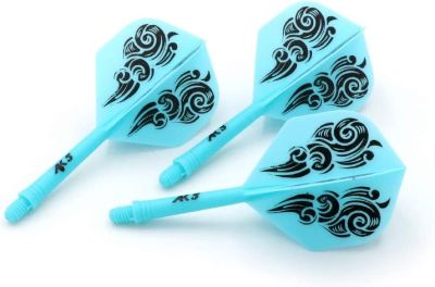 Cuesoul Dart Flight/Shaft AK5 Wolke Blau Standard No2 Flights