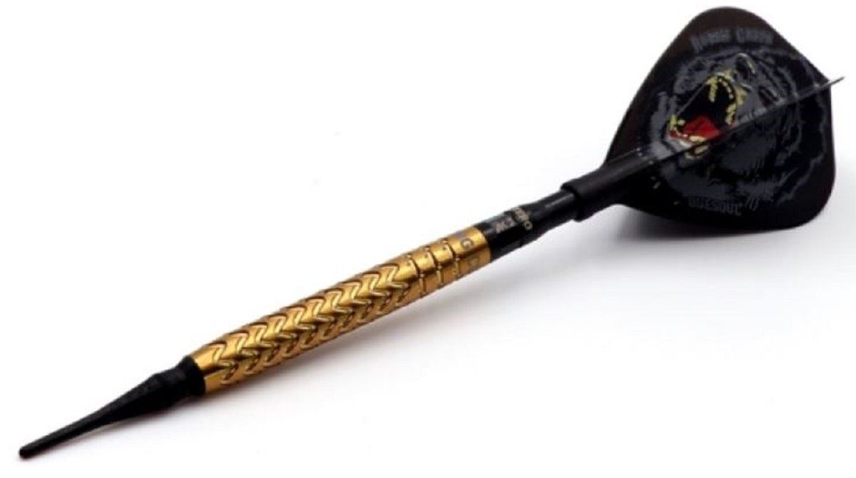 Cuesoul KONG Robbie Green Gold + TERO Flights Soft Dart Pfeile 20 Gramm Softdarts