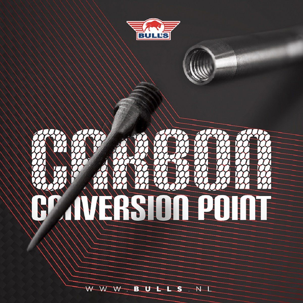 Bull´Carbon Conversion Points Wechselspitzen 29 mm 2BA Gewinde Schraubspitzen Tips