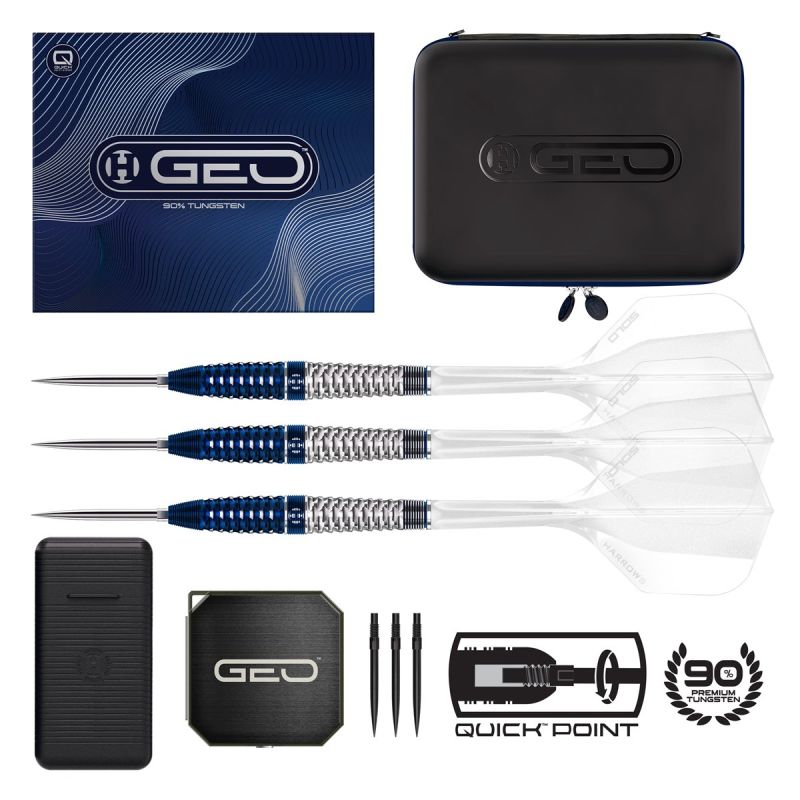 Harrows Geo Torpedo 90% Quick Points Steeldarts 23/24 Gramm Steeldarts