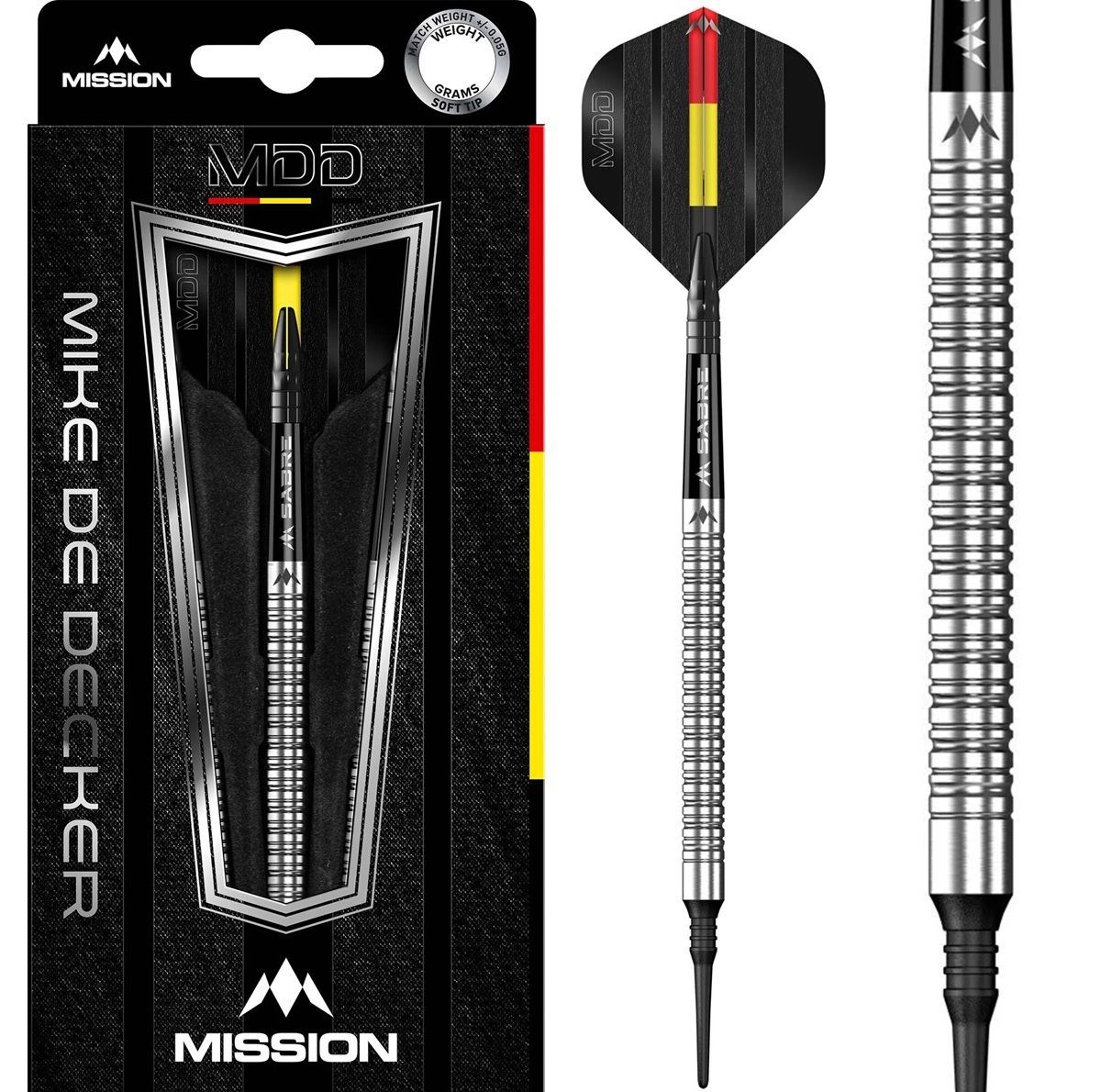 Mission Mike De Decker Silver 95 % Softdarts 20 Gramm Softdarts