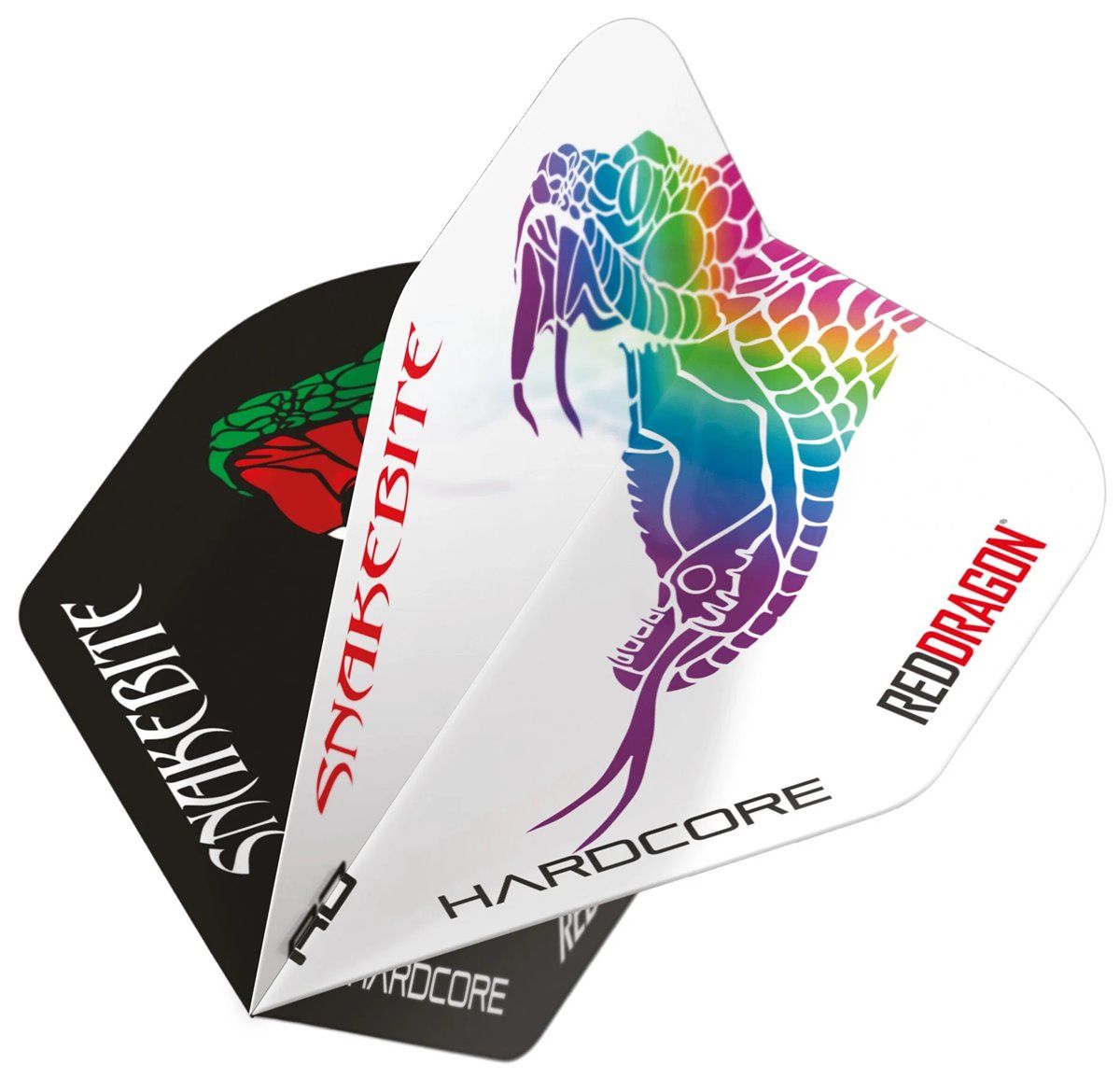 Reddragon Dartflight Ying Yang Peter Wright Black White Standard Flights
