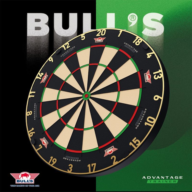 Bull's NL Gold Advantage 8 Trainer Board Dartboard Bristle Board
