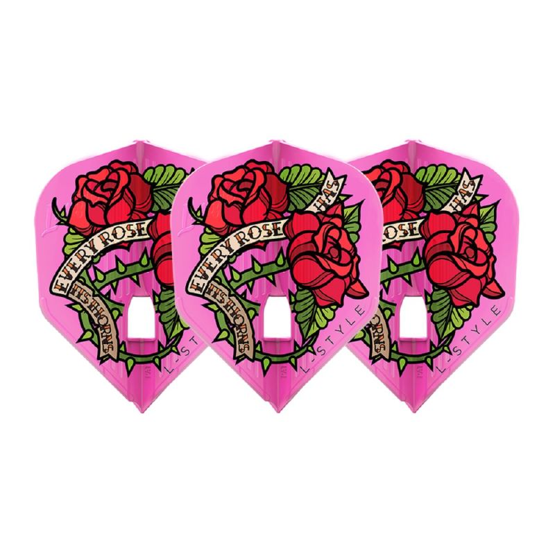 L-Style Champagne Flights Pro Kami Signature Lisa Ashton V1 Pink L3 Shape Flights