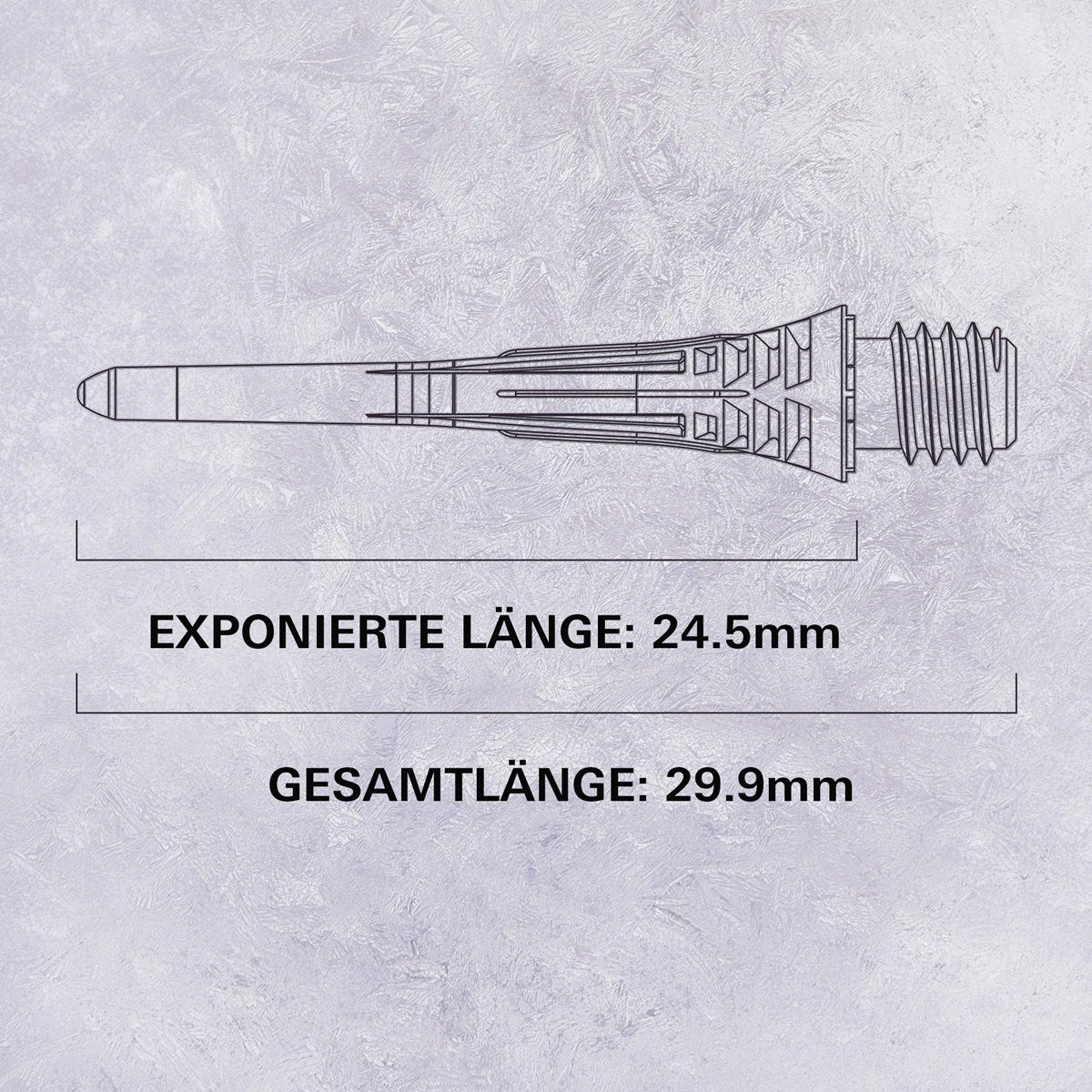 Target Cryo Soft Tip Points 2BA Gewinde Weiß Soft Tip Spitzen