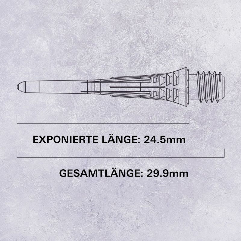 Target Cryo Soft Tip Points 2BA Gewinde Schwarz Soft Tip Spitzen