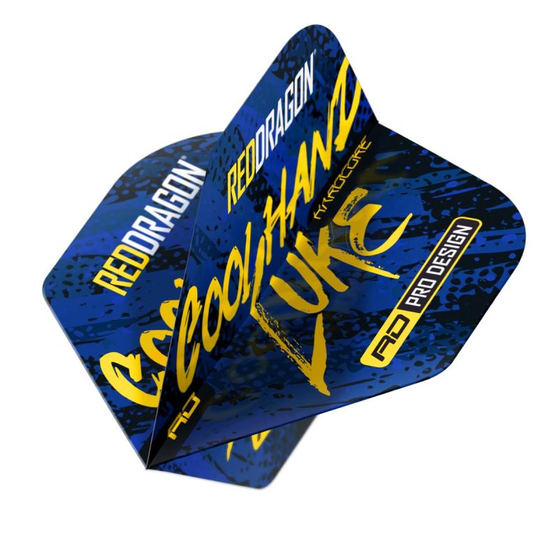 Reddragon Luke Humphries Signature Blue Hardcore Dart Flights Flights