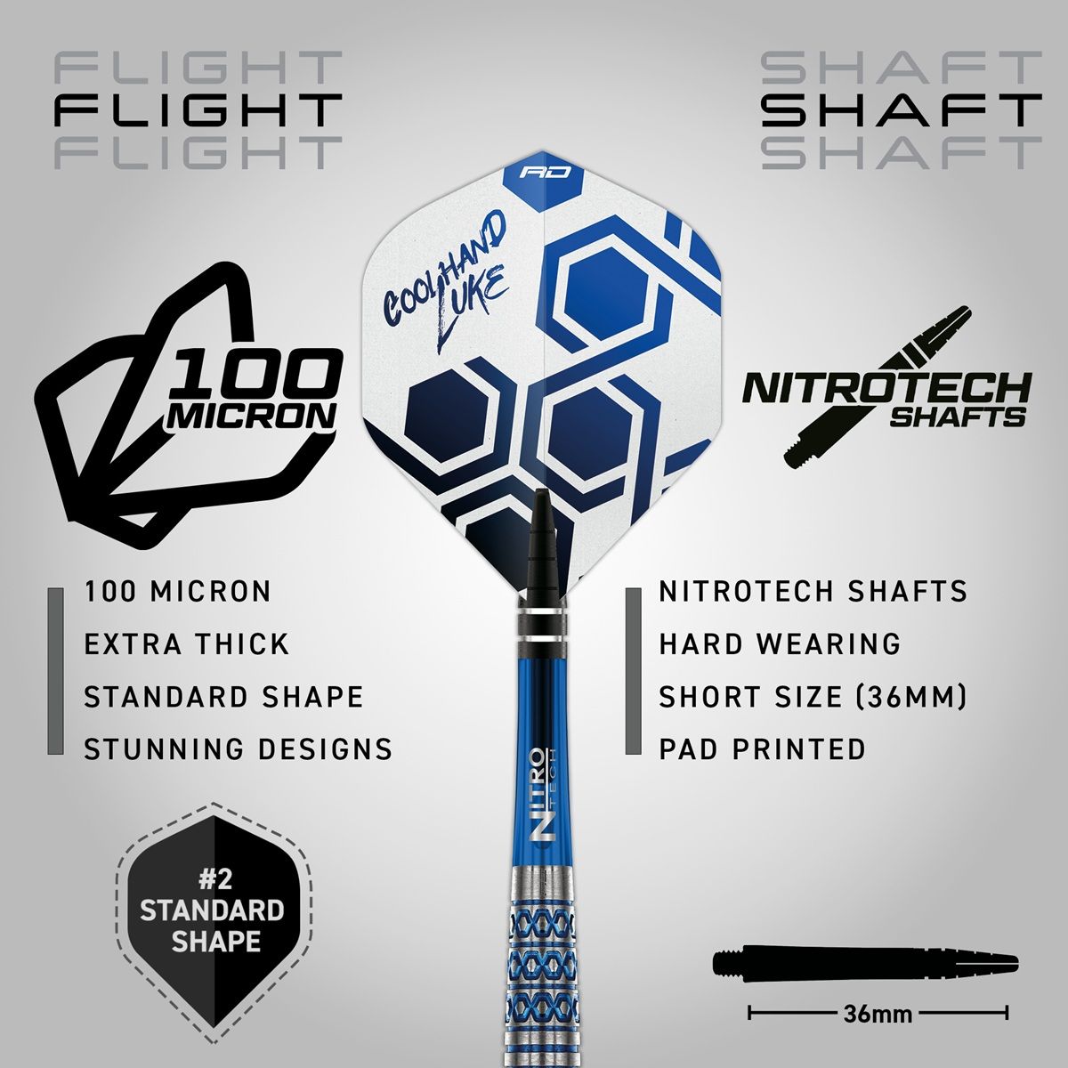 Reddragon Luke Humphries TX5 90% Softdarts 20 Gramm Softdarts