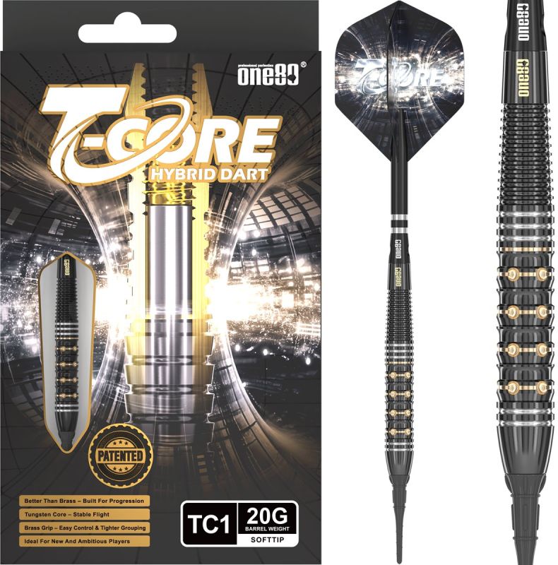 ONE80 T-Core TC1 Softdarts 20 Gramm Softdarts