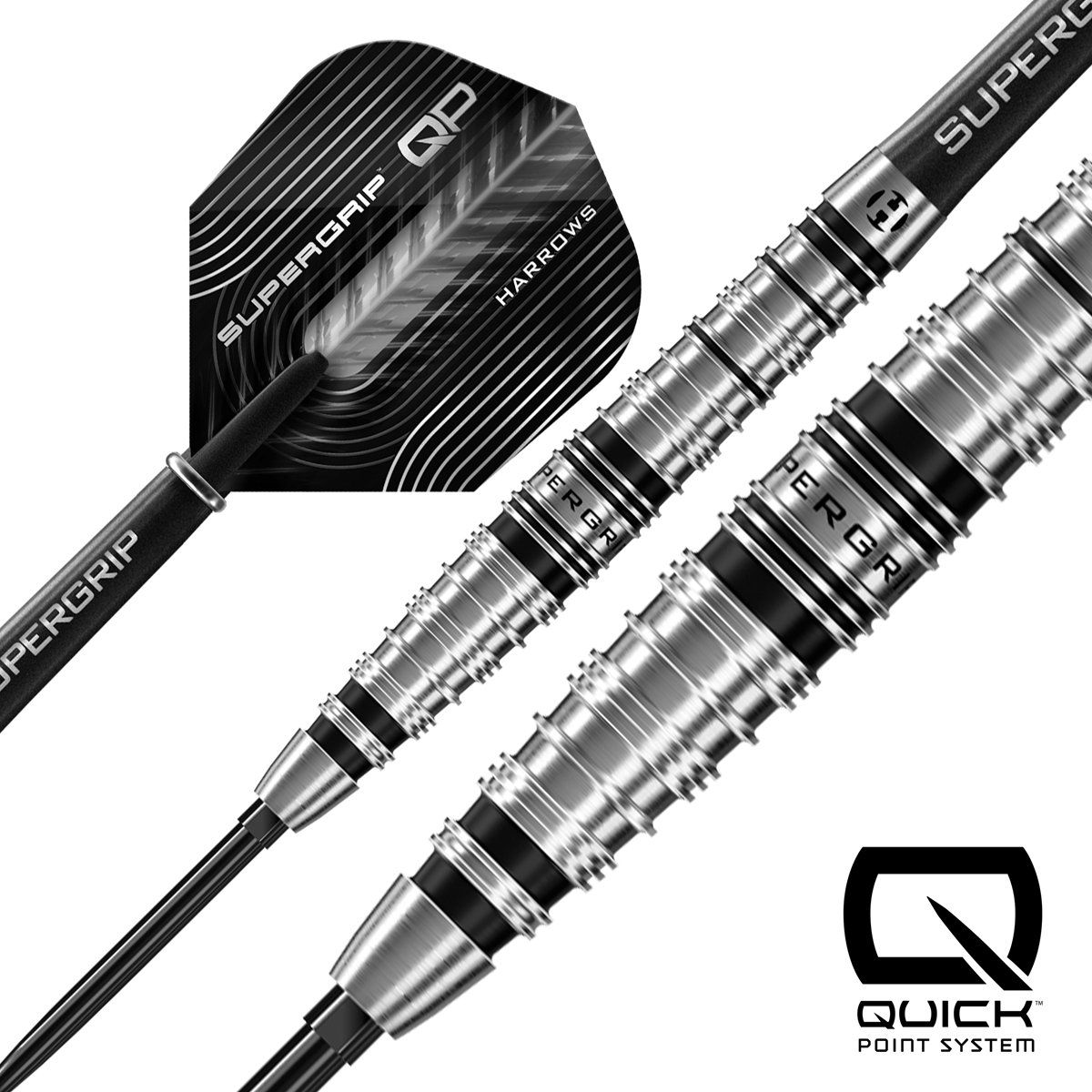Harrows Supergrip QP Torpedo 90% Steeldarts 22/23/24 Gramm Steeldarts
