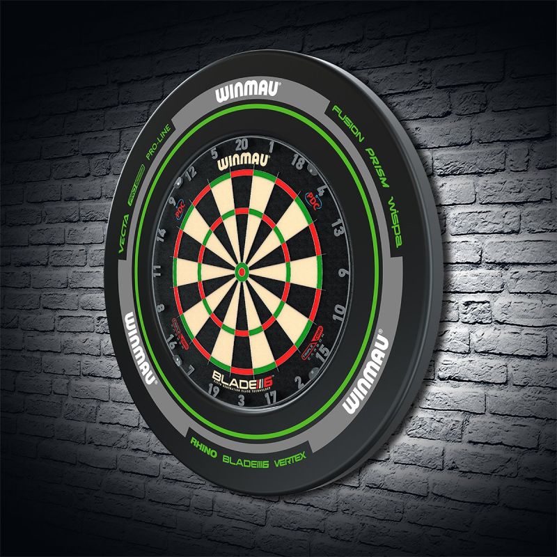 1 tlg. Winmau Advance Schwarz/Grün Catchring Dart Surround Auffangring
