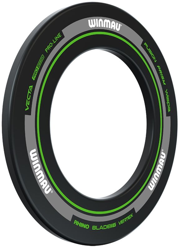 1 tlg. Winmau Advance Schwarz/Grün Catchring Dart Surround Auffangring