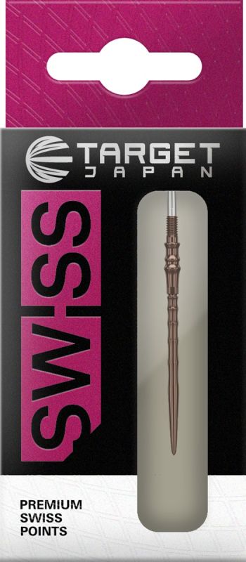 Target Japan Premium Swiss Point 30/35/40 mm Schwarz/Silica/Blau/Silber Wechselspitzen