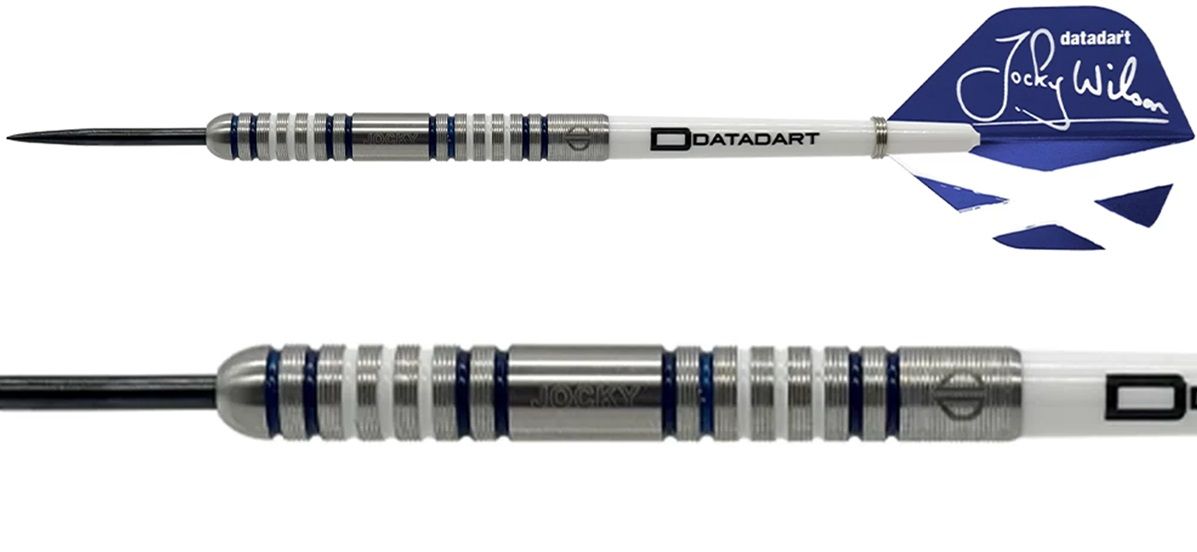 Datadart Jocky Wilson Ghost Grip 90% Steeldarts 24/26/28 Gramm Steeldarts