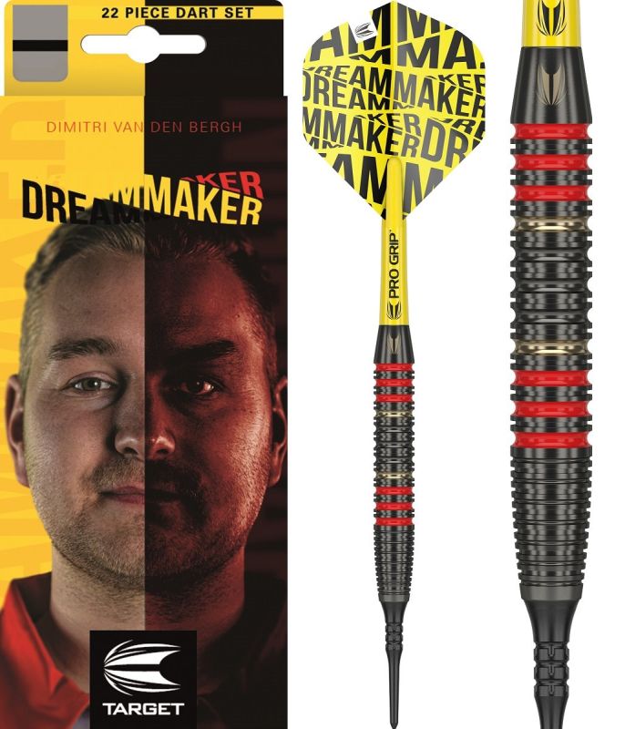Target Dimitri Van den Bergh Softdarts Brass 18 Gramm Softdarts