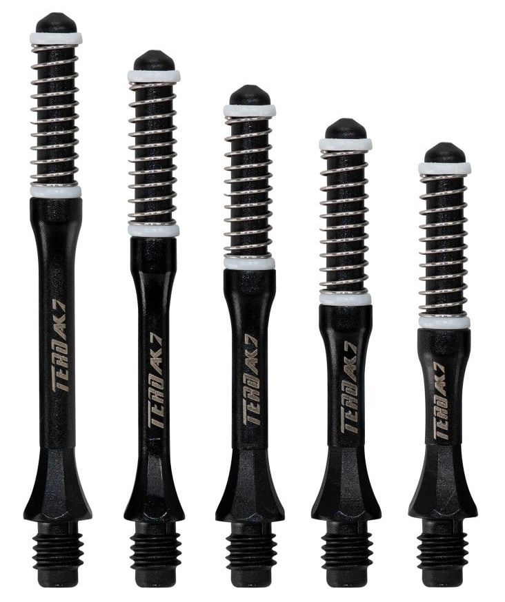 Cuesoul AK7 Tero Slim Dart Shaft Schwarz Shafts