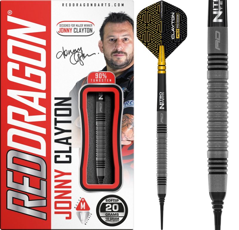Reddragon Jonny Clayton Oxide Edition 90% Softdarts 20 Gramm Softdarts