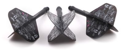 Cuesoul Dart Flight/Shaft Ak5 Catty Black Katzen Standard No2 Flights