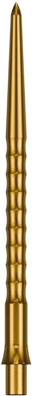 Precise180 EVO Steeldartspitze Gold Ripple 32/36/40 mm Wechselspitzen
