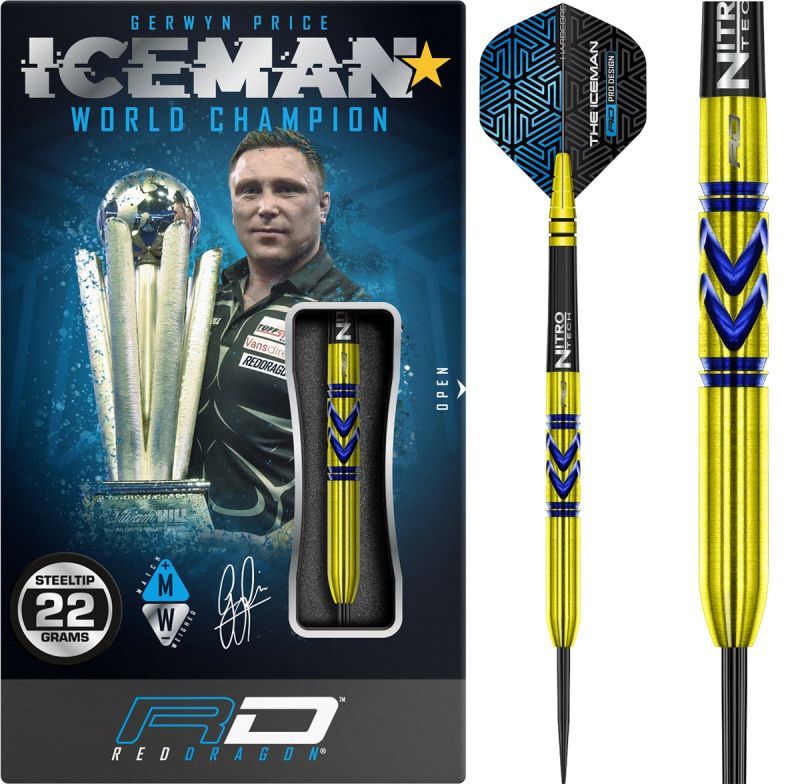 RedDragon Gerwyn Price Avalanche-Pro Gold 90% 22/23/24 Gramm Steeldarts