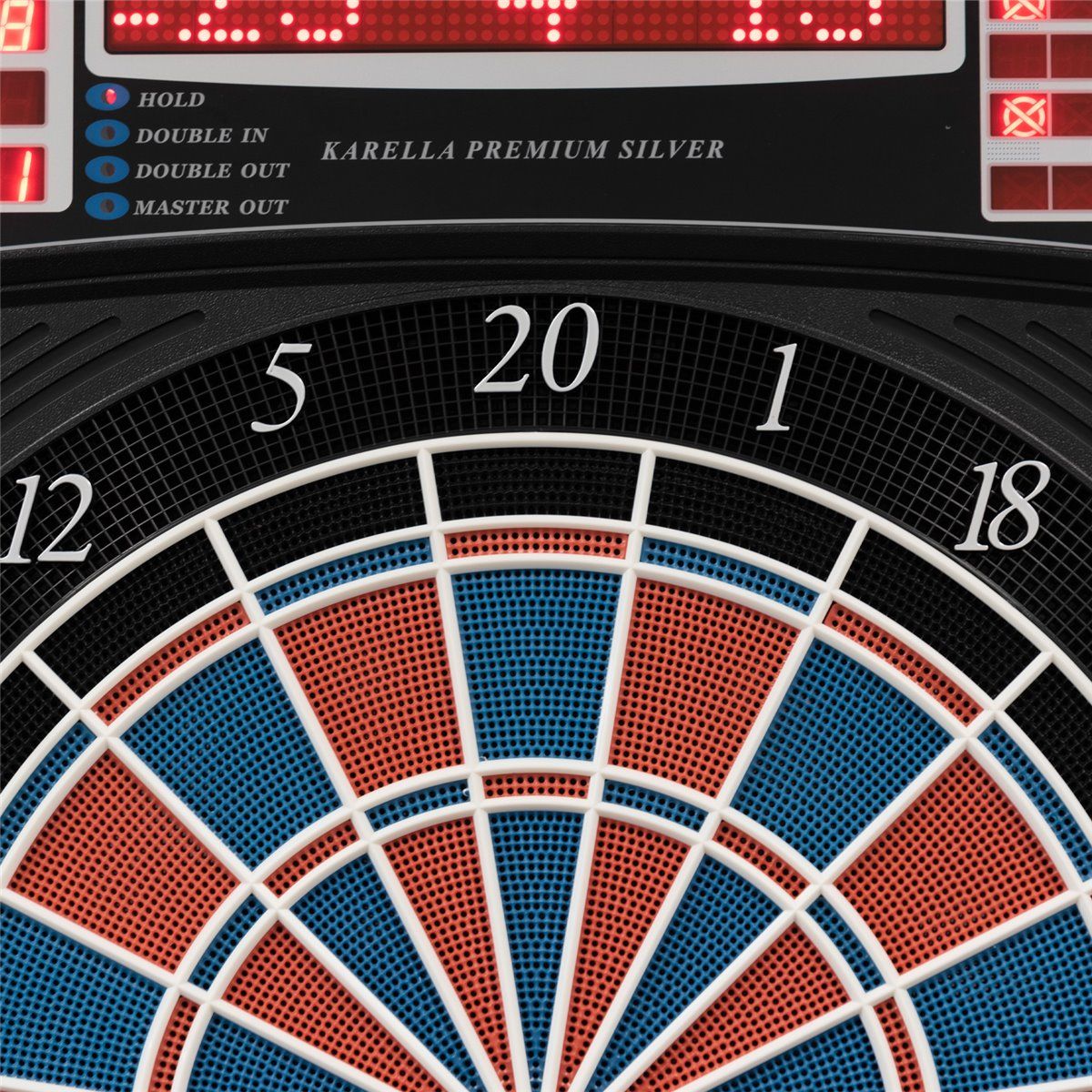 Dartautomat Karella Premium Silver elektonische Dartscheibe E-Dartscheibe