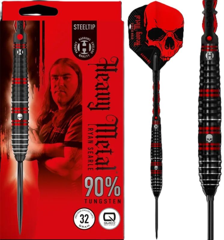 Harrows Ryan Searle Quick Point 90% Steeldarts 22/23/24/26/30/32 Gramm Steeldarts