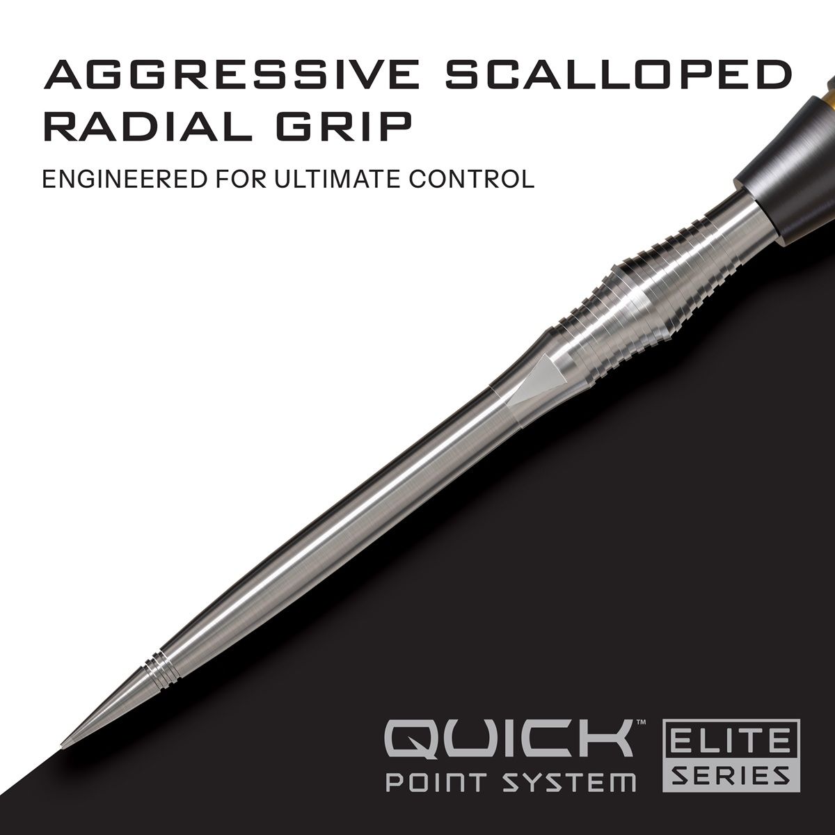 Harrows Quick Points Spire 30/35/40 mm Silber/Schwarz/Gold Wechselspitzen